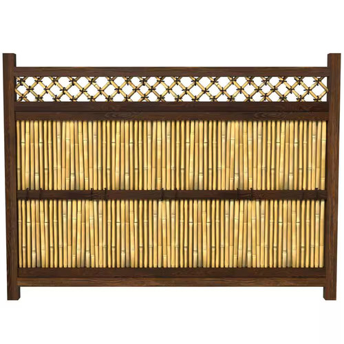 Bamboo garden fence - bamboo,