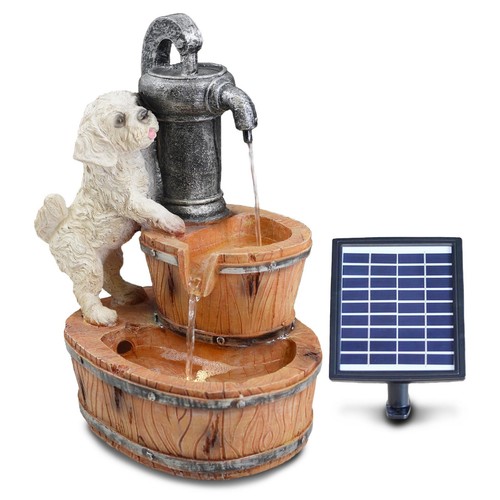 Solar water fountain home - water,
