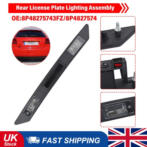 Boot handle number plate light - plate,
