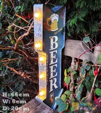 Industrial stylle beer sign - industrial,