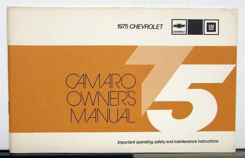 1975 chevrolet camaro owners - 1975,