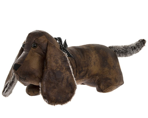 Faux leather doorstop - faux, |