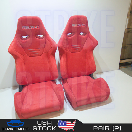Recaro style suede red - style, single