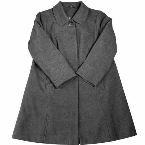 Ladies grey overcoat - ladies, 20