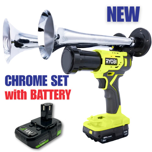 Ryobi 18v drill train air - ryobi, horn