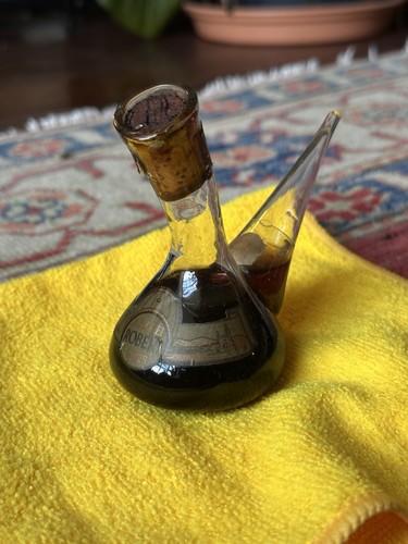Vintage glass pipe shaped - pipe,