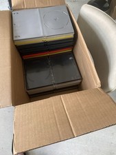 A Box Of 80 Empty Dvd Cases