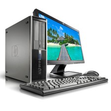 HP ELITE FULL SET i7 PC UP TO 16GB WITH HD MONITOR WIFI SSD/HDD WIN 10 PRO