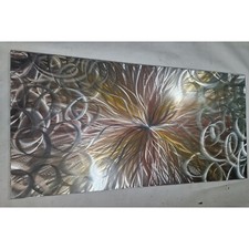 Modern abstract metal wall