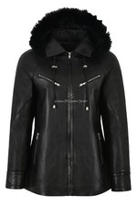 Ladies Real Leather Jacket
