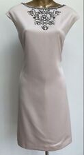 TED BAKER VIKTRIA EMBELLISHED JEWELS GEMS BEADS IVORY/CREAM DRESS 3 UK 12 £199