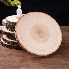 Natural Wood Log Slice 25-26cm