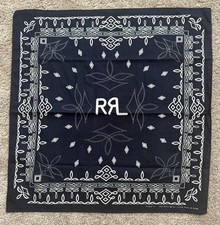 New Vintage Ralph Lauren Double RL (RRL) Bandana Biker Western Cowboy Cowgirl