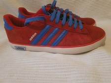 Adidas Neo Trainers Size 9 UK Mens Red