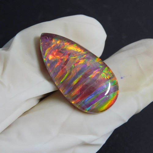 Natural boulder fire opal - boulder,