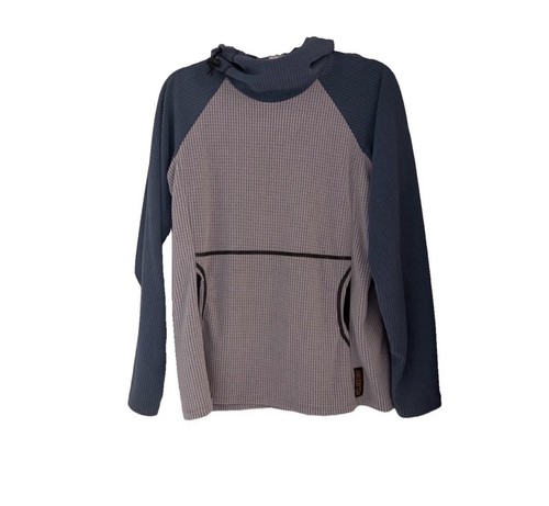 Melanzana micro grid hoodie - grid, v2