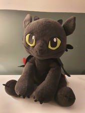 Build A Bear Dreamworks How To Train Your Dragon Toothless Soft Toy Plush