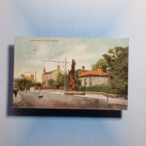 Leeds postcard 1906 - postcard, headingly