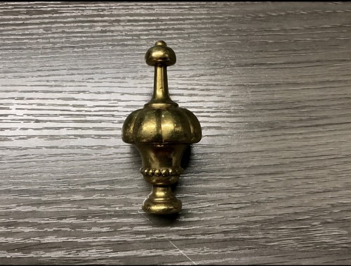 Antique clock brass pillar - antique,