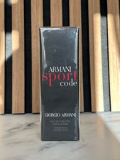 Armani Sport Code Eau de Toilette pour Homme Natural Spray 75ml NEW VINTAGE