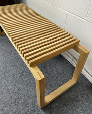 SKAGERAK Oak Cutter Bench by Niels Hvass Classic Danish Made & Designed Bench