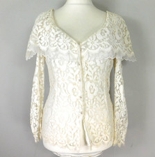 Frank Usher Ivory Lace Blouse
