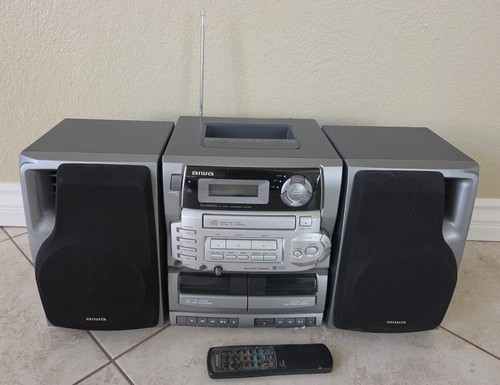 Aiwa dw630u boombox stereo - aiwa,