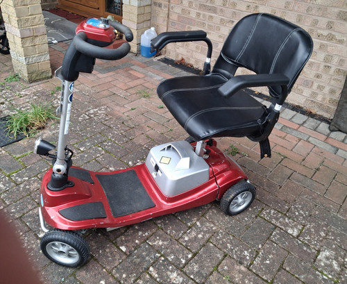 Red electric wheel - red, mobility