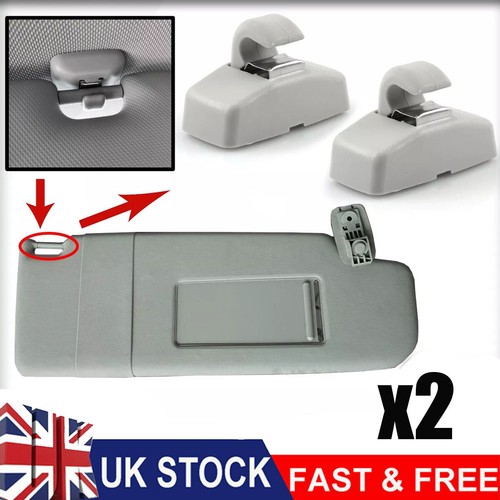 Sun visor hook clip - 2x,