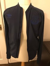 Everton FC umbro tracksuit Training Top, size S, Excellent Condition navy blue.