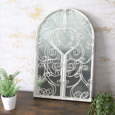 Hanging Wall Shutter Mirror