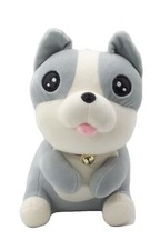 Dog Plushie 2 Colours Bell