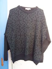 EWM Edinburgh Woolen Mill MEN'S PULLOVER JUMPER Patterned - Size L