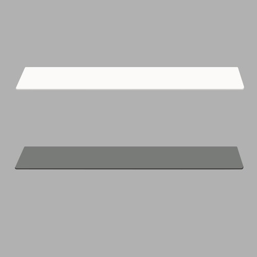White grey painted radiator - white,