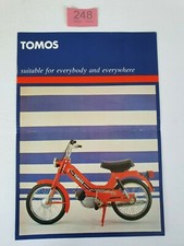 TOMOS AUTOMATIC A 3 MS 50cc BROCHURE SPEC TO REAR DOUBLE SIDED