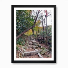 Stairway To Heaven Art Print Framed Wall Art Poster Canvas Print Picture