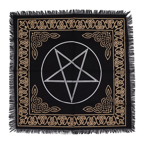 Esoteric fringed altar cloth - fringed,