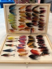 109 Handmade Salmon Flies –