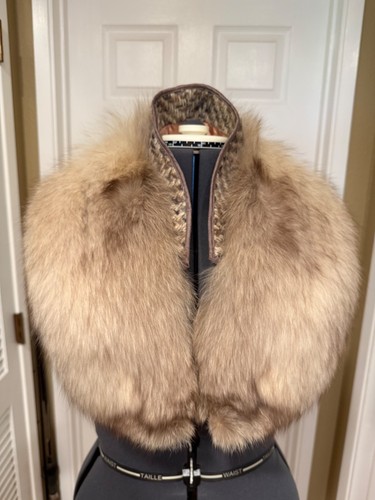 Vintage real fox fur collar - vintage,