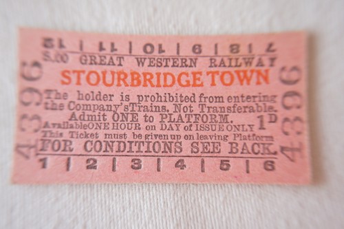 Gwr stourbridge town platform - gwr,
