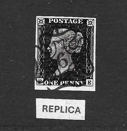 1840 black rare - gb:, black: