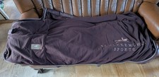SCHOCKEMOHLE SPORTS brown fleece show travel rug 5ft 9" with logo