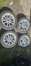 4 Ford Focus 5 Stud Alloy Wheels With Very Good Tyres Mondeo C Max Connect