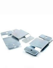 4 x Corner sofa Wall Headboard interlocking Connecting Connector Clips Brackets 