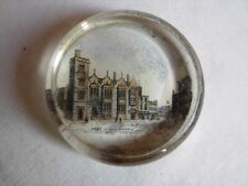 Swansea Post Office small Victorian glass picture paperweight