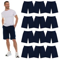 Mens Fleece Cotton Shorts, 11"