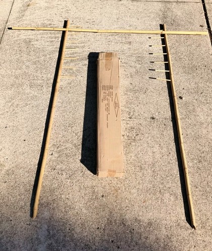 Vintage handmade bamboo lawn - handmade,
