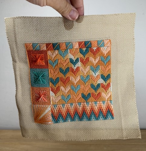 Finished needlepoint bargello - finished,