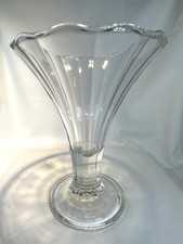 Glass pedestal dessert sundae - glass,