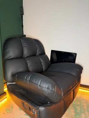 John lewis black leather - lewis,